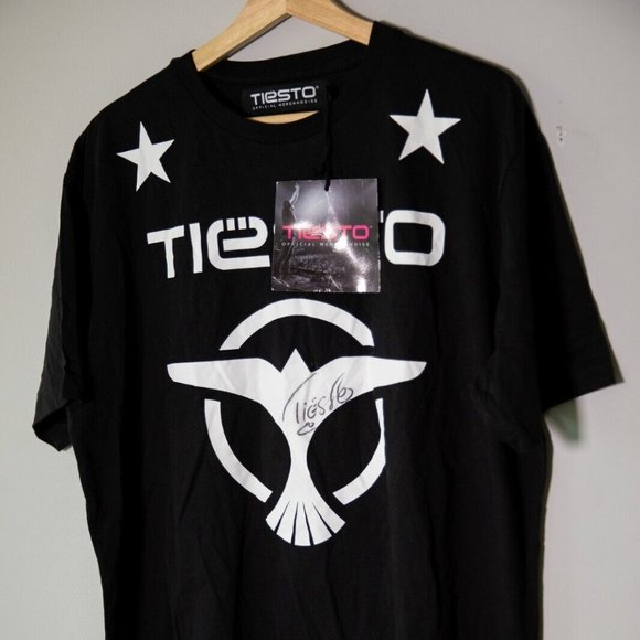 2014 Official Tiesto SIGNED Concert T-Shirt - Authentic - Men's XL - Picture 1 of 6